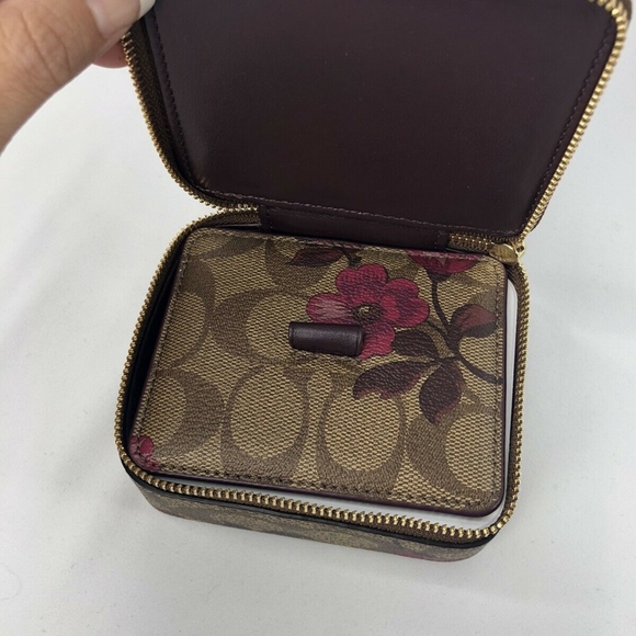 Coach | Jewelry | Coach Jewelry Box In Signature Canvas Victorian ...